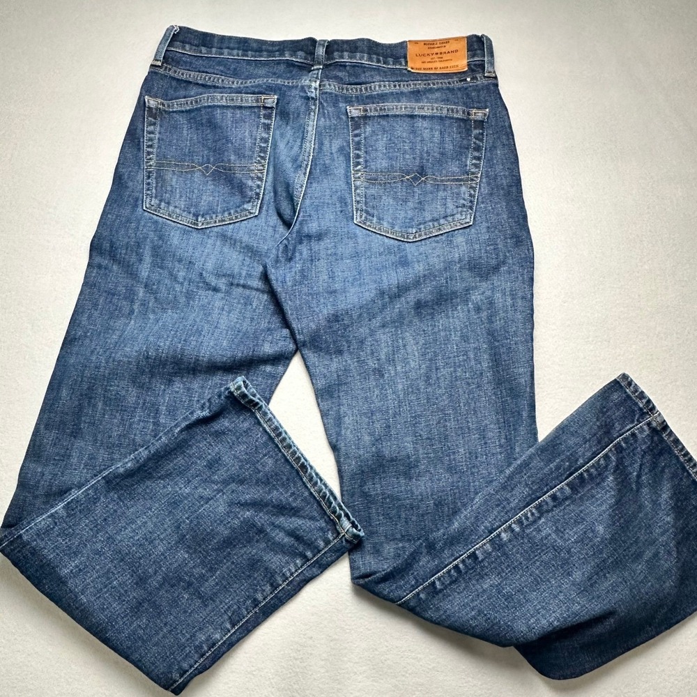 Lucky Brand 361 Vintage Straight Jeans Mens 32x30 Aliso Viejo Blue 7M12279 - Picture 2 of 8